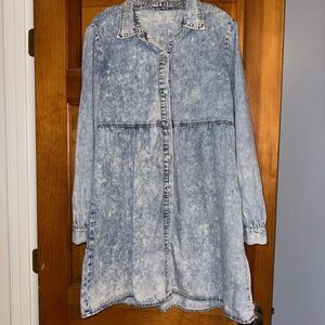Denim Long Sleeve Dress